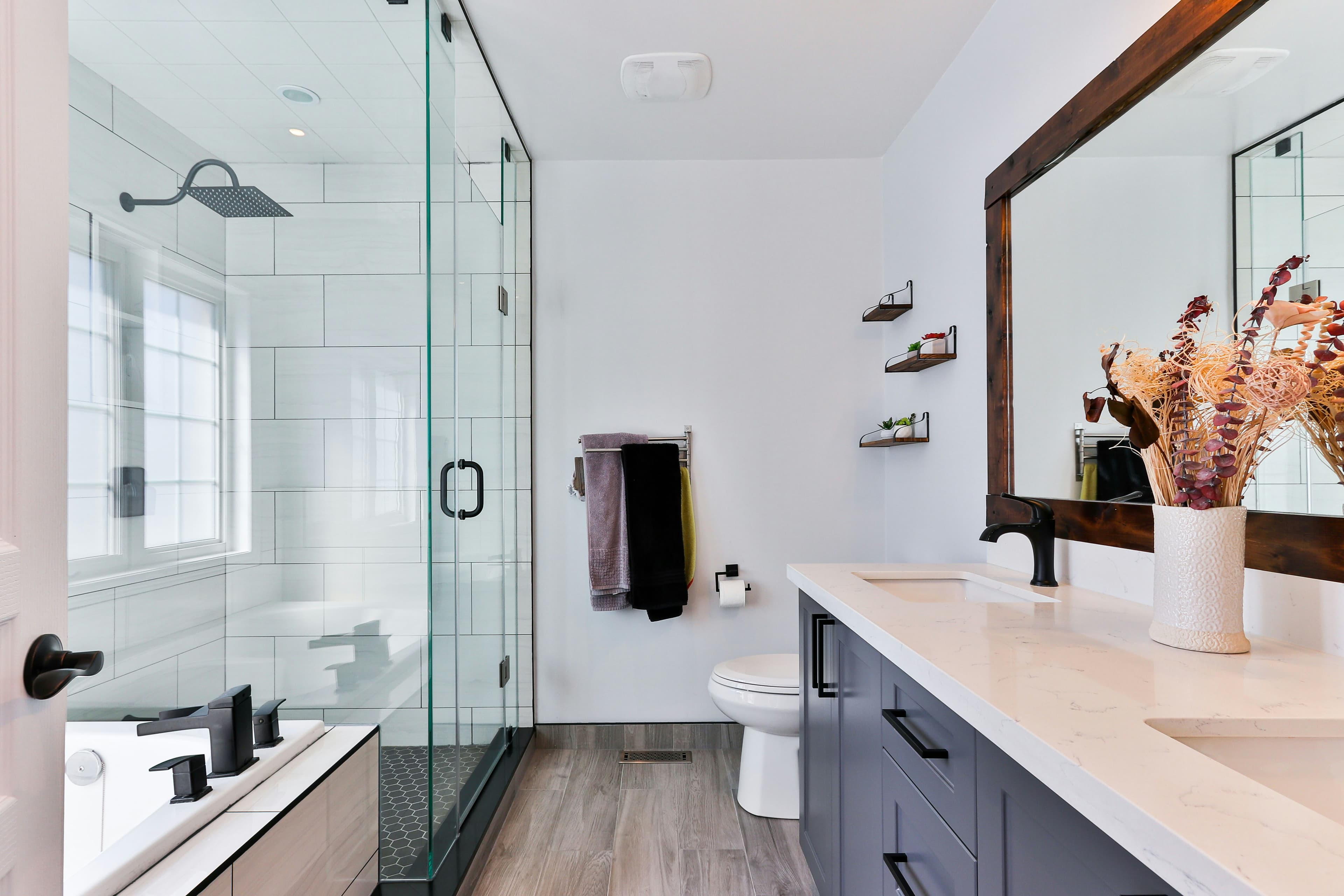 Clean bathroom